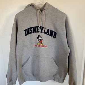 Gray Mickey Disneyland Hoodie
